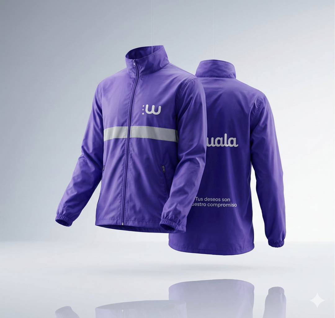 Chaqueta Morada Wualer 