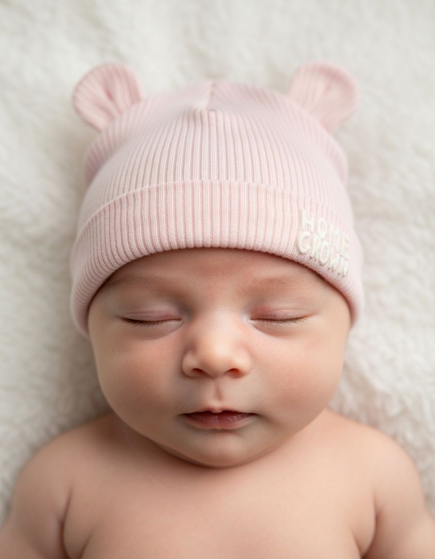 Blue 100% Cotton Slogan Baby Beanie Hat | Next