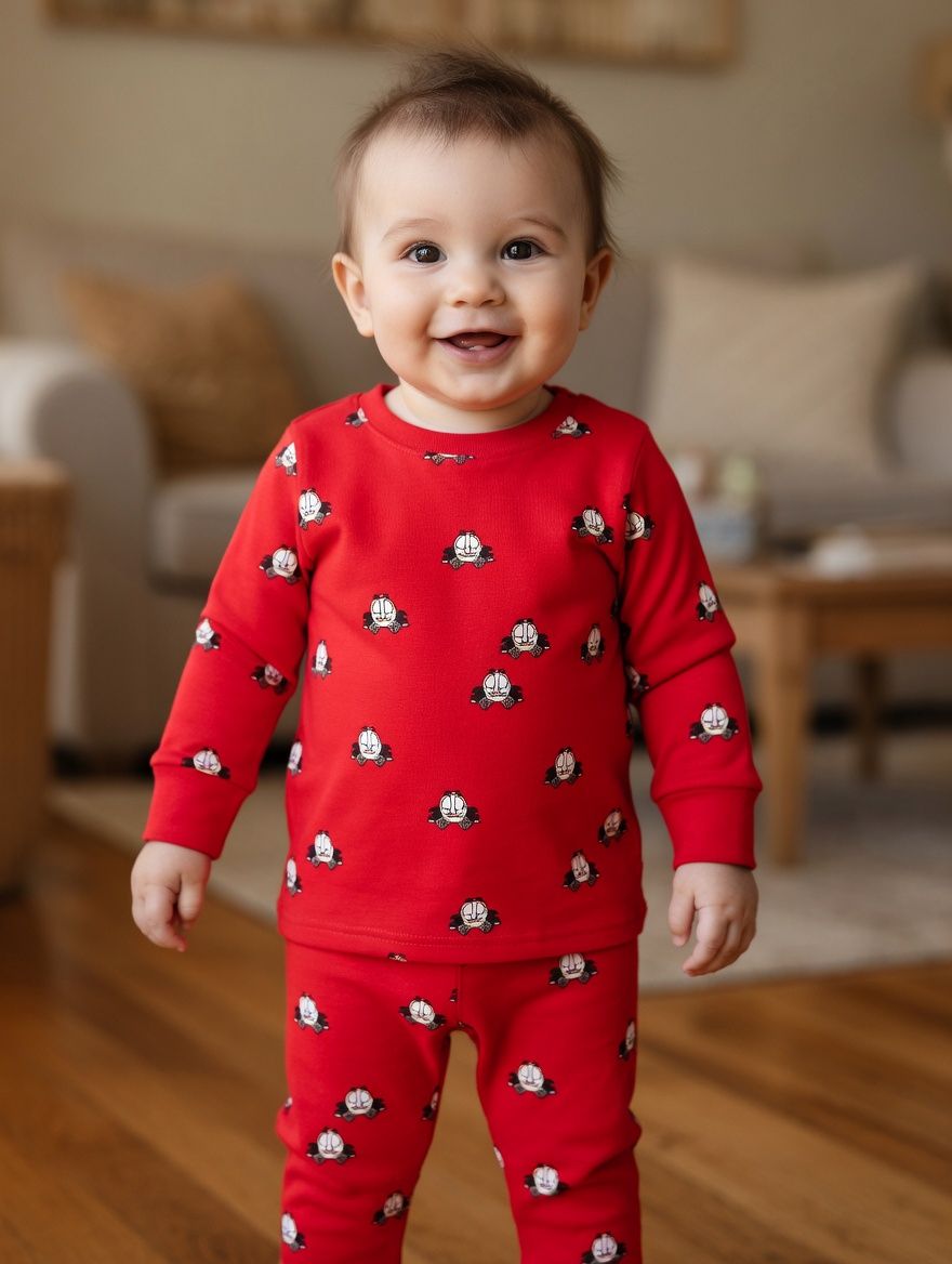 Dark Red Emergency Vehicle Mini Snuggle Pyjama | Next