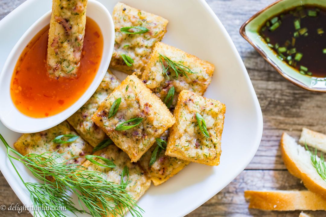 Honeycomb Squid Cake