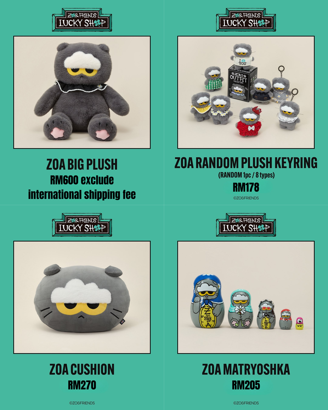 ZO&FRIENDS LUCKY SHOP POP-UP 🍀