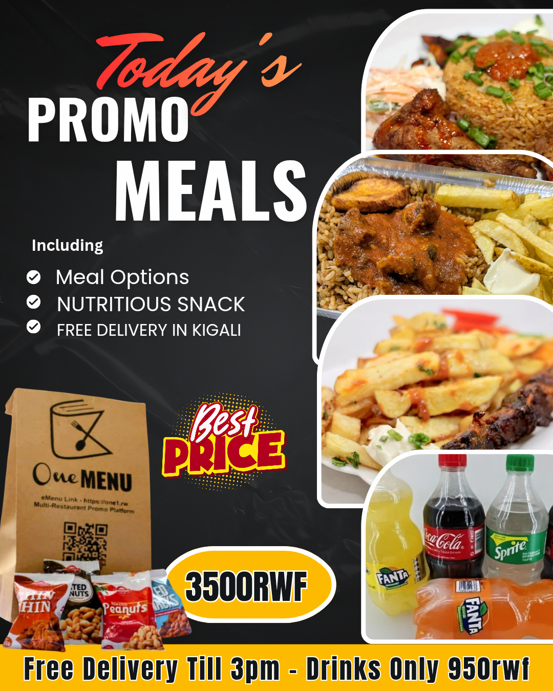 Today's Lunch Promo From 3500rwf