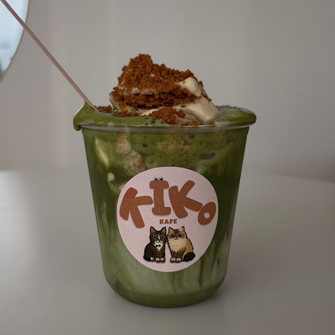 Ice Banana Pudding Matcha Latte