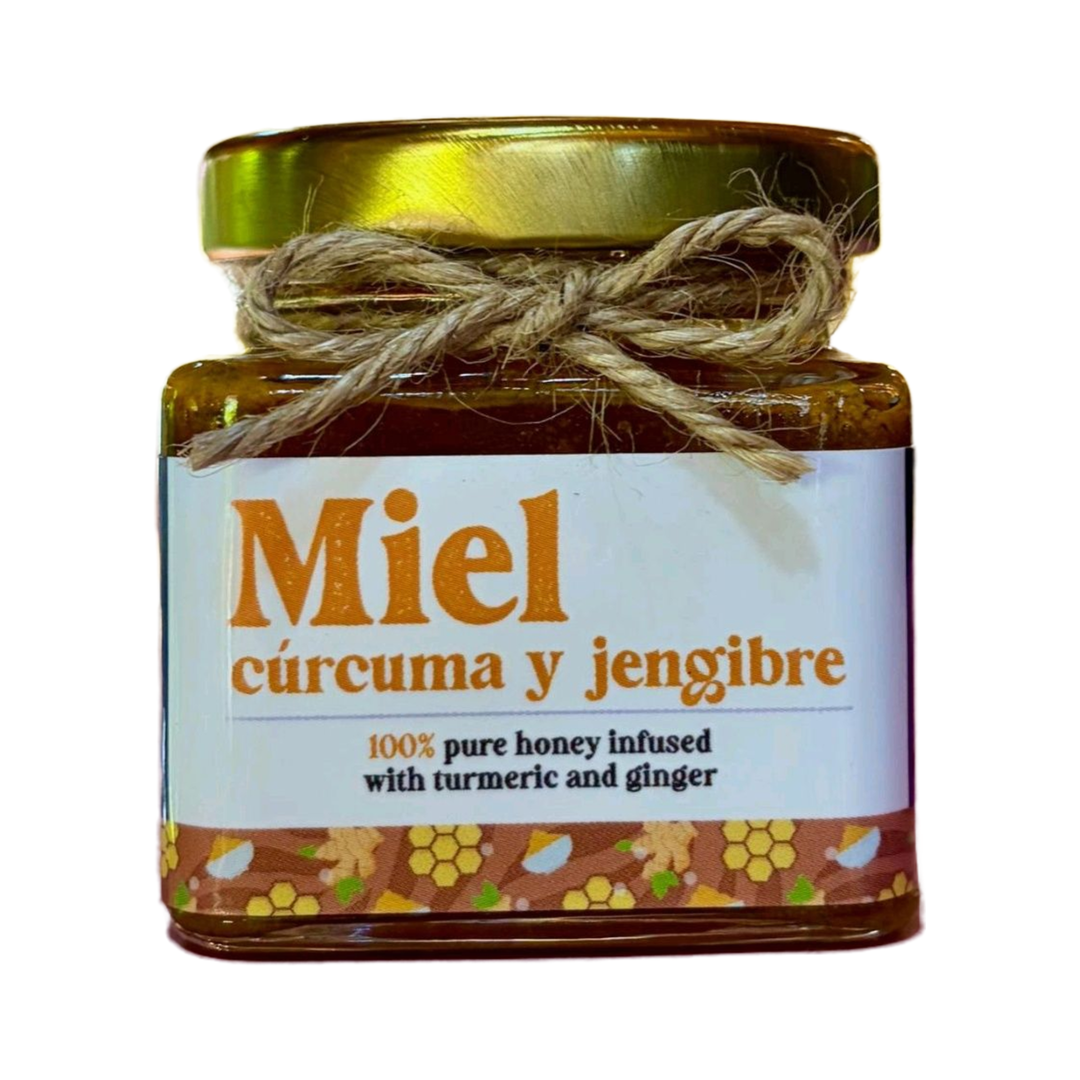 Miel con Cúrcuma y Jengibre (3 oz.)