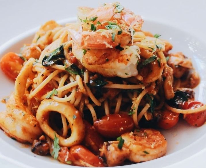 Spaghettis aux Fruits de mers