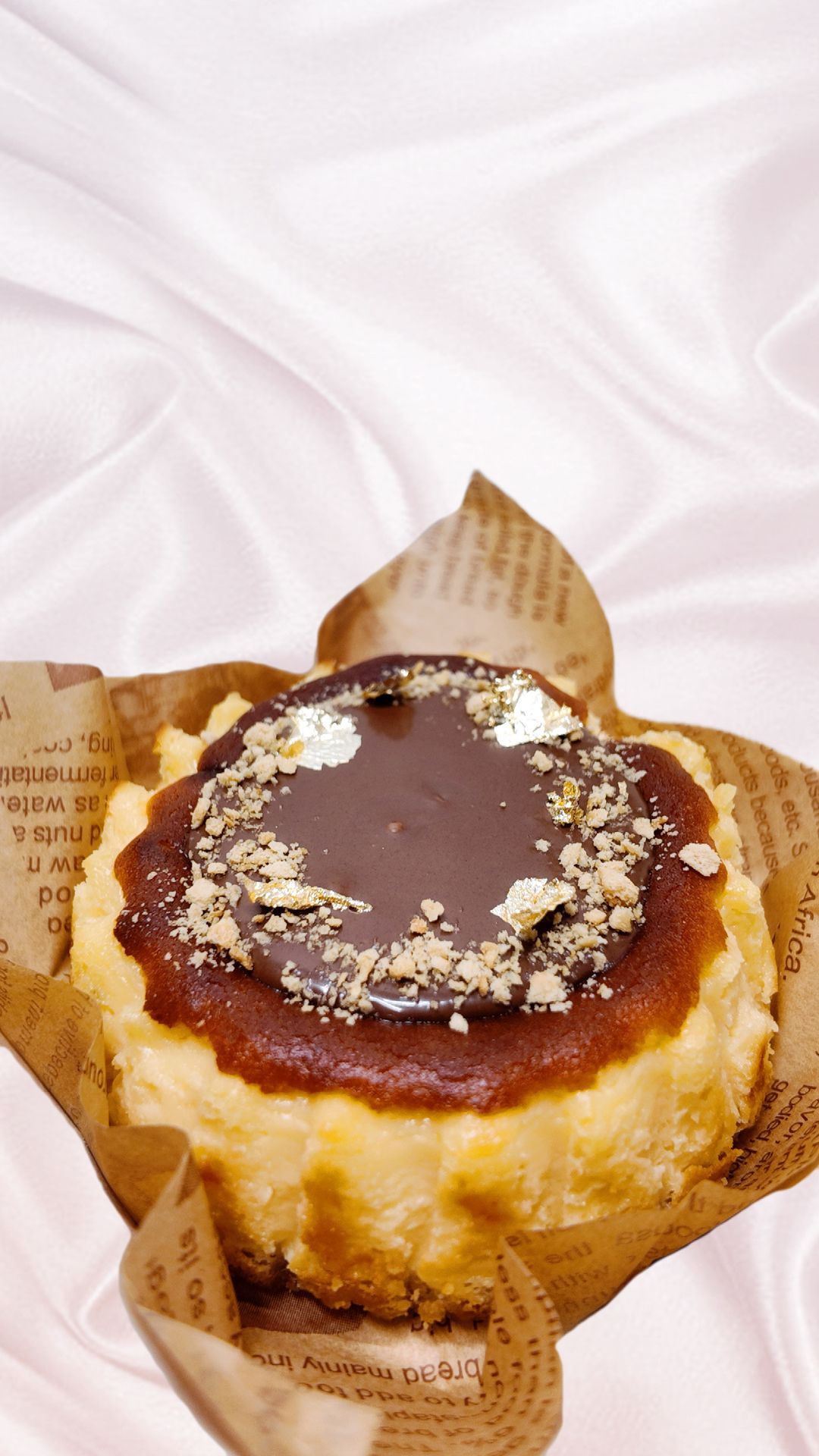 Nutella Bento Burnt Basque Cheesecake 4 Inch 