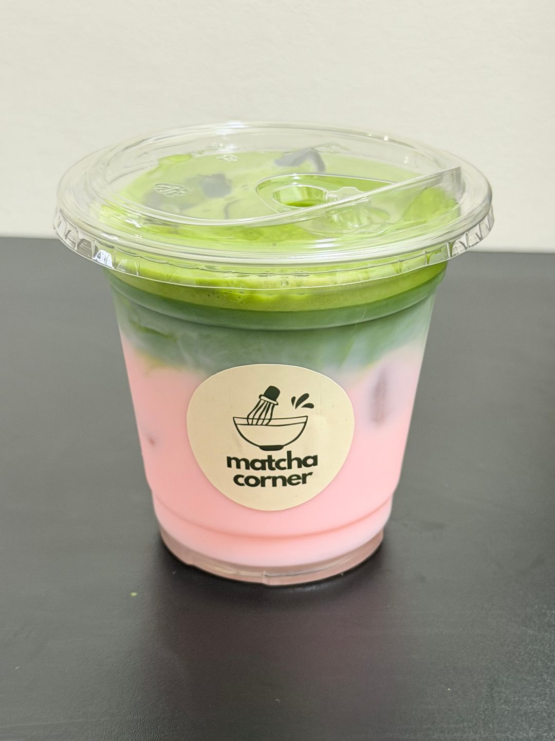 berry matcha kiss 🍓