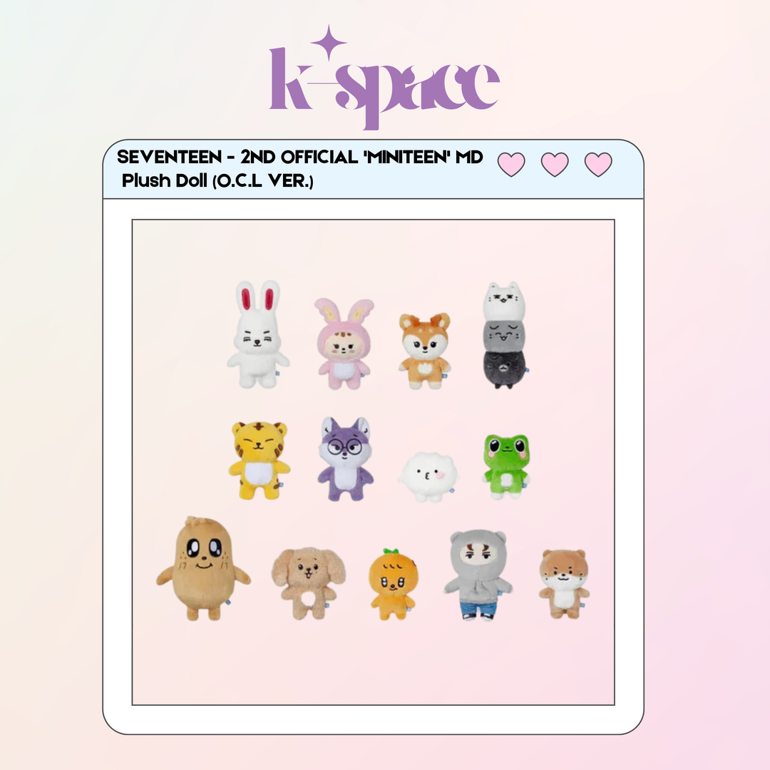 SEVENTEEN - 2ND OFFICIAL 'MINITEEN' MD  Plush Doll (O.C.L VER.)