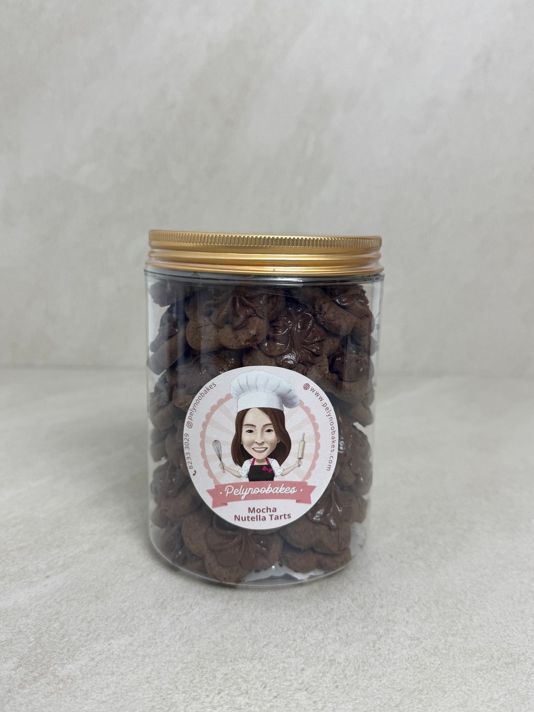 Mocha Nutella Tarts