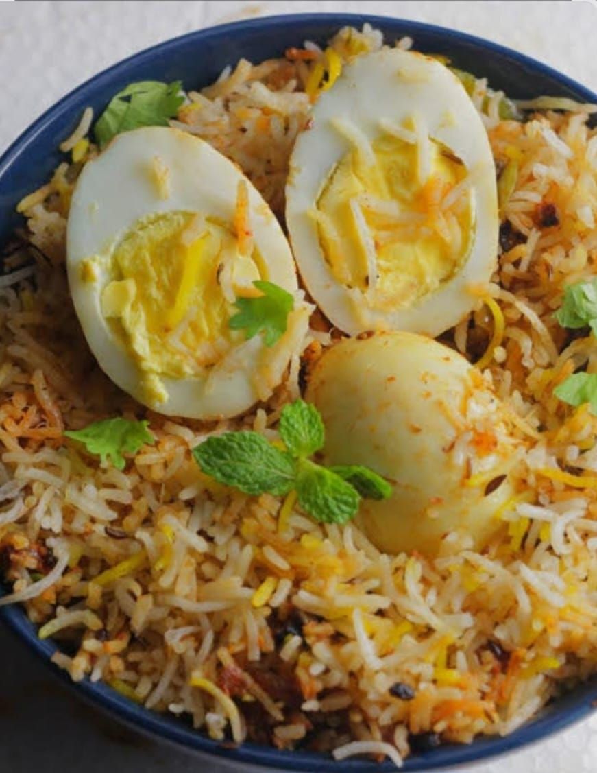 Egg biriyani