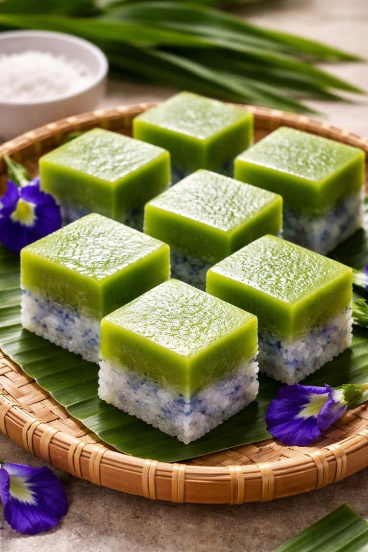 WEDNESDAY (afternoon snack) - Homemade Sri Muka Kuih 