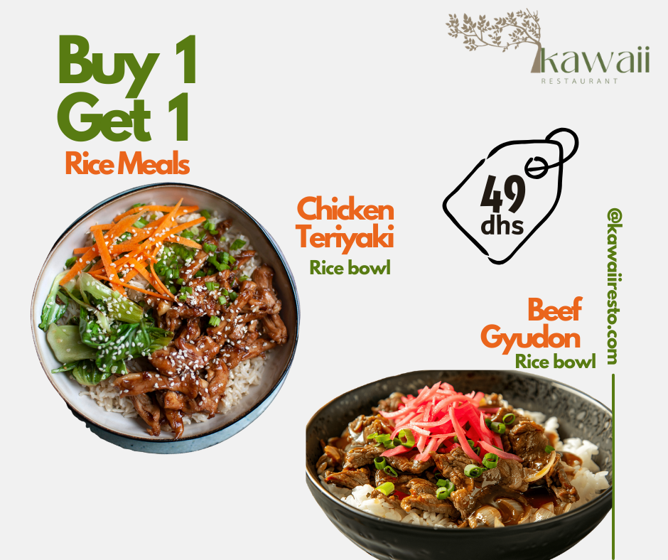 Buy 1 Get 1 Rice Bowls / Rice Meals