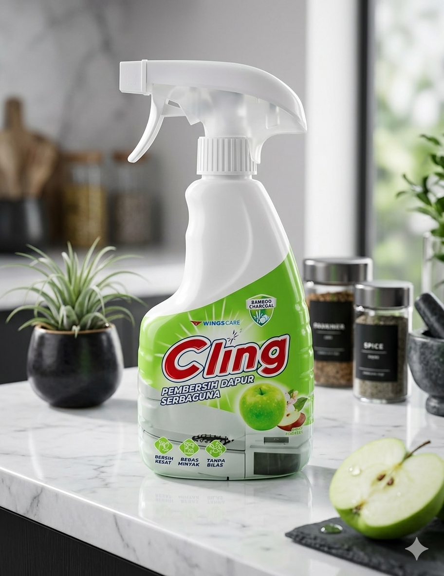 Cling dapur Spray Hijau 450ml