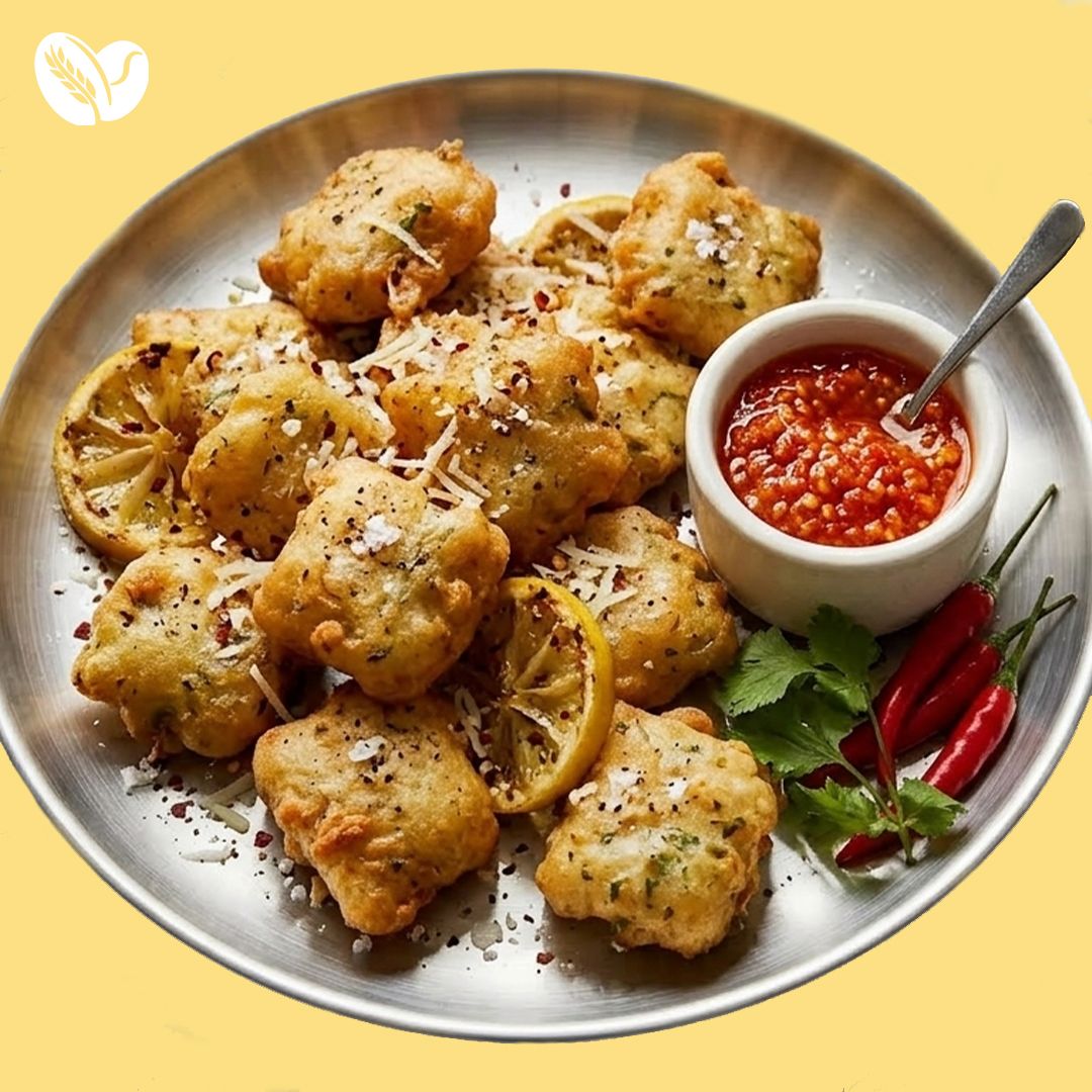 Fish Fritters w/ Asian Chilli