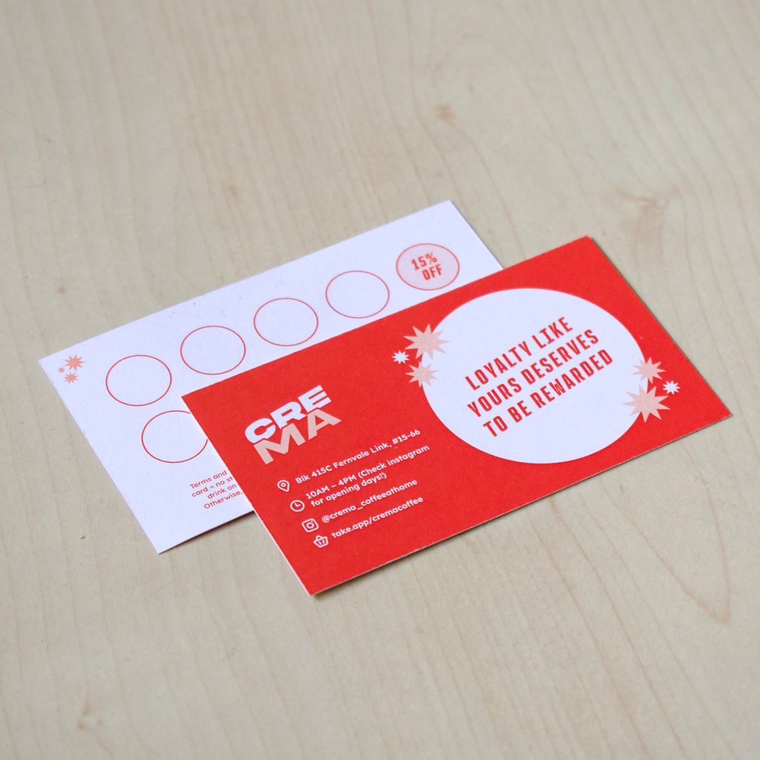 CREMA loyalty card!