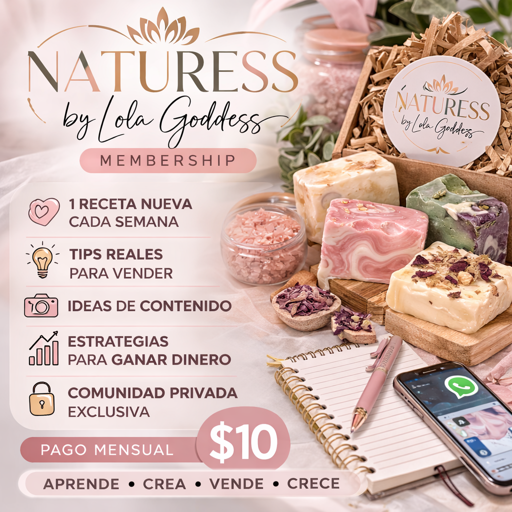 Membresía Naturess by Lola Goddess