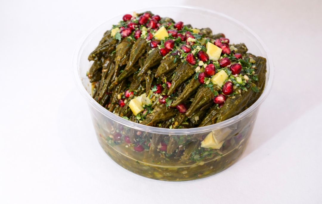 بامية محشية نكهة الليمون الحجم الصغير