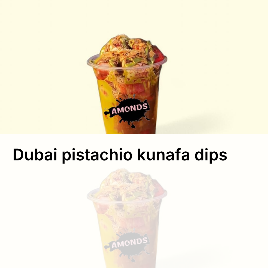 Dubai pistachio kunafa dips