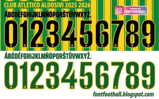 Font Vector Club Atletico Aldosivi 2025 2026 kit