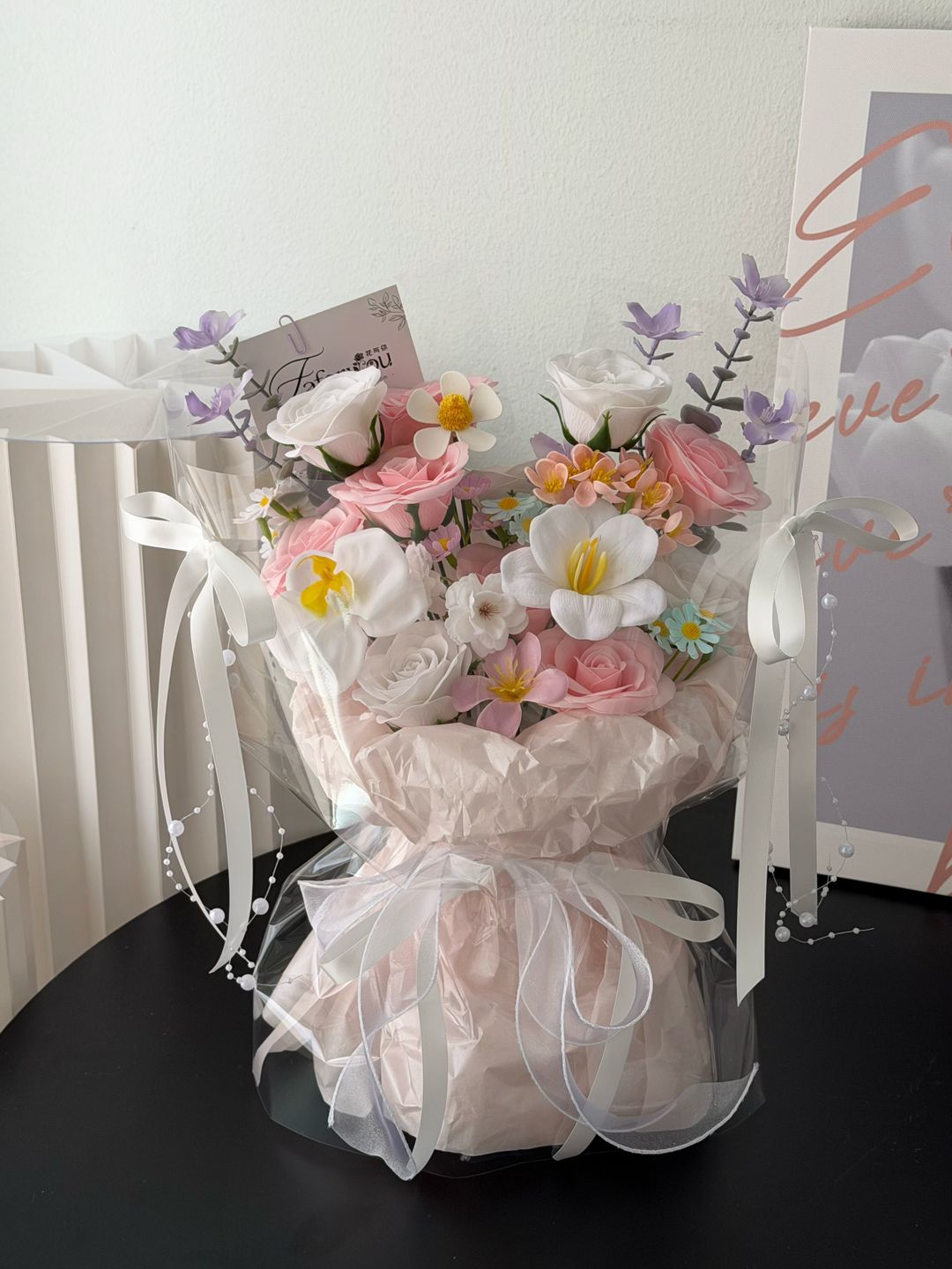 Soap Flower Mixed Transparent Bouquet | 仙女混搭泡泡花束  
