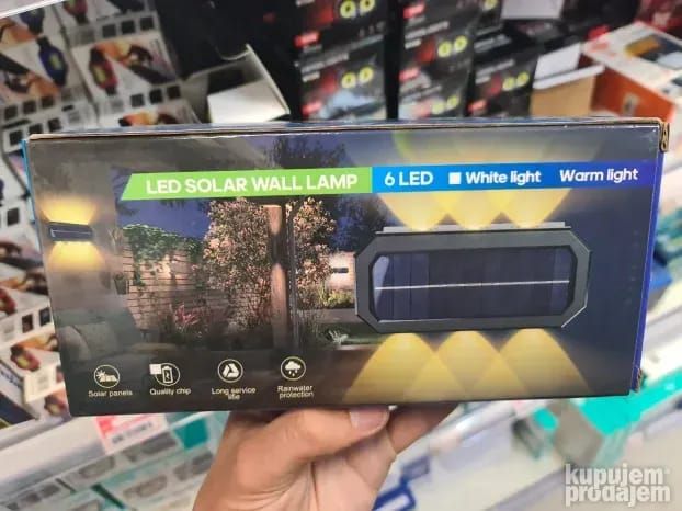 Lampara Para Exteriores con Panel Solar.