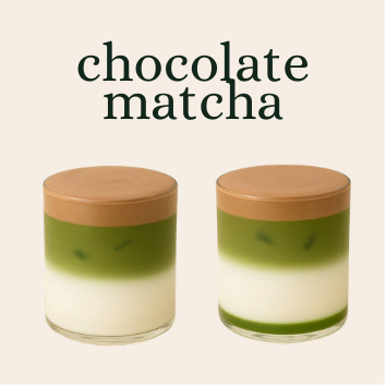 Chocolate Matcha Latte (Iced)