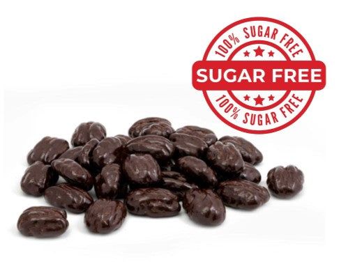 Sugar Free Dragee Pecan Dark Chocolate