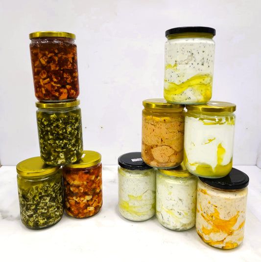 Labneh and Cheese Mix Package - 10 Jars