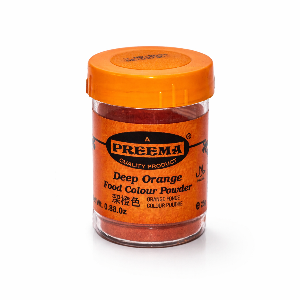 Preema Deep Orange Food Colour 25g