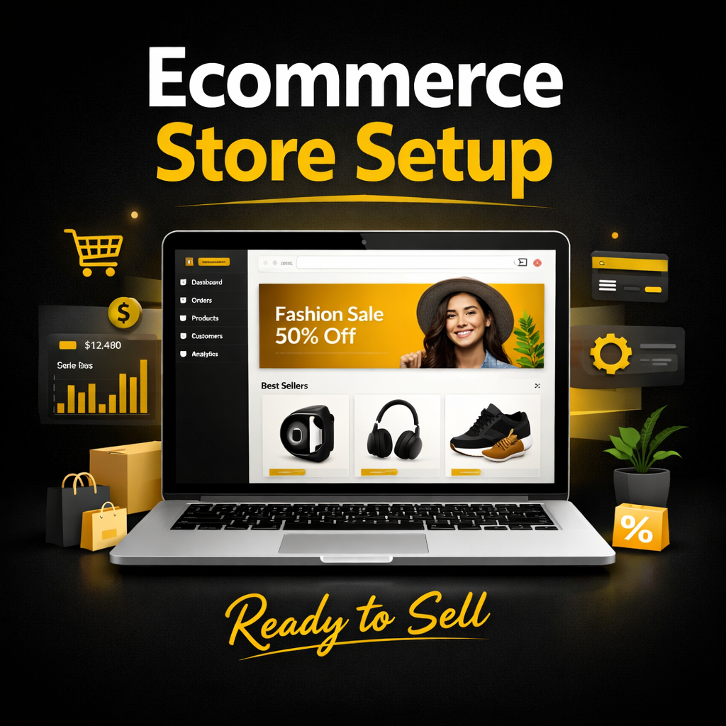 Ecommerce Store Setup – Ready to Sell