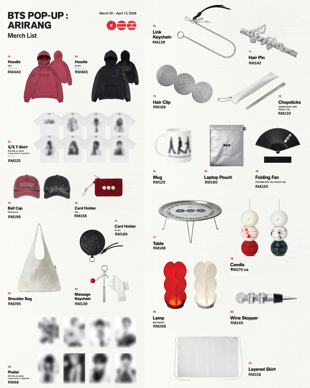 BTS ARIRANG Official Merch (OFFLINE BATCH)