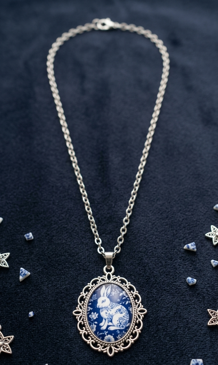 Collar Vintage Conejito 