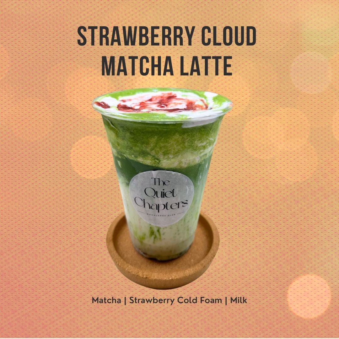 Strawberry Cloud Matcha Latte