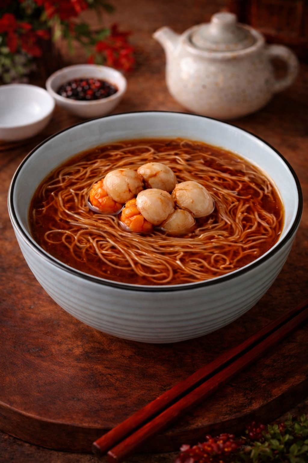 Scallop Mee Sua (扇贝面线)