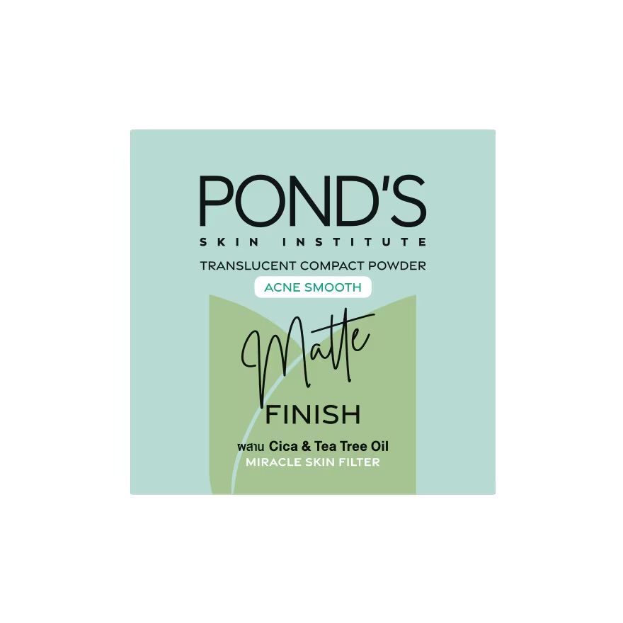 Pond's - Translucent Compact Powder Acne Smooth Matte Finish Miracle Skin Filter 4.5g (Green) | Wholesale Makeup Singapore