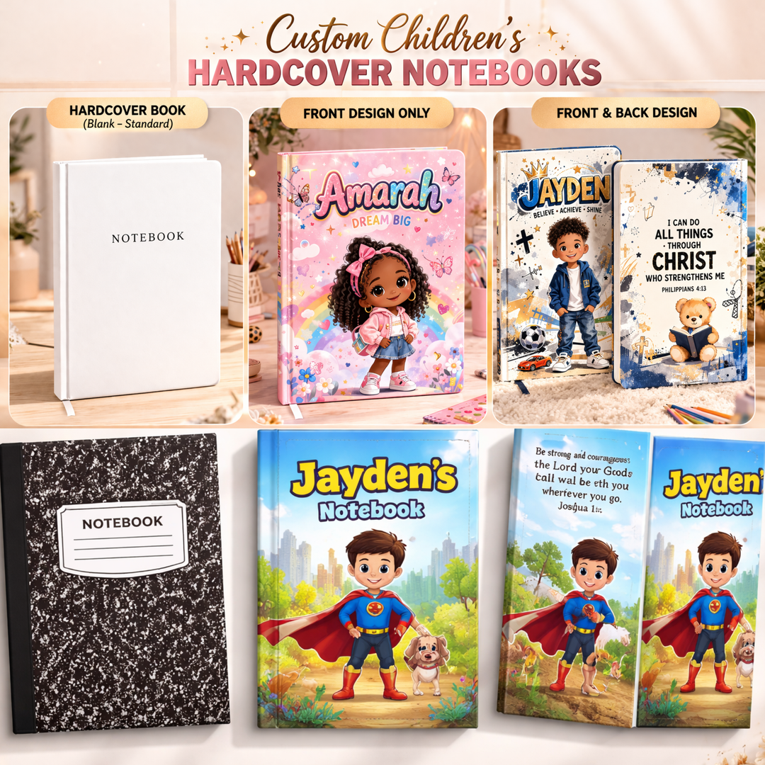 Custom Children’s Hardcover Notebook Design