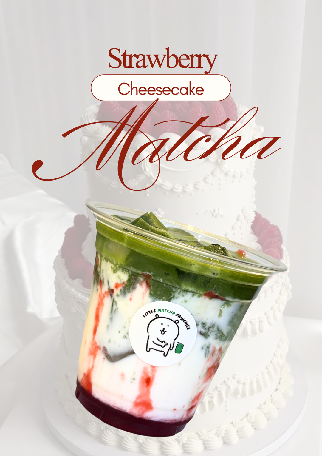 Strawberry Cheesecake Matcha