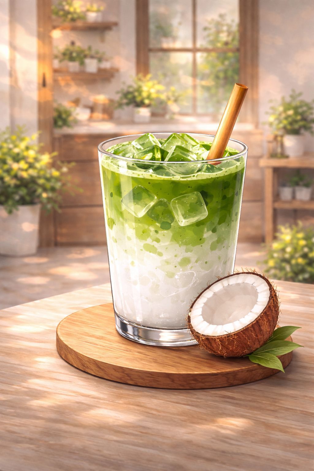 Coconut Matcha Latte