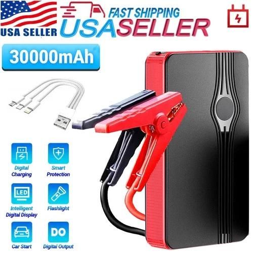 Portable 12V 30000mAh Jump Starter Power Bank