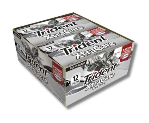 TRIDENT XTRA CARE 10S EXTRA STRONG DISP C/12 PZS