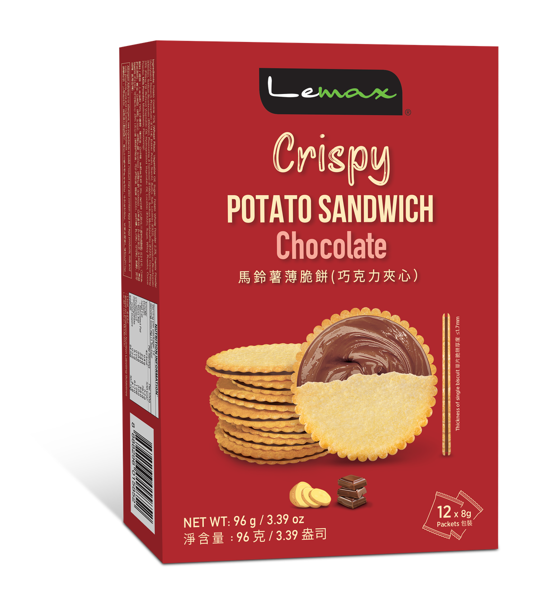 Potato Sandwich Chocolate