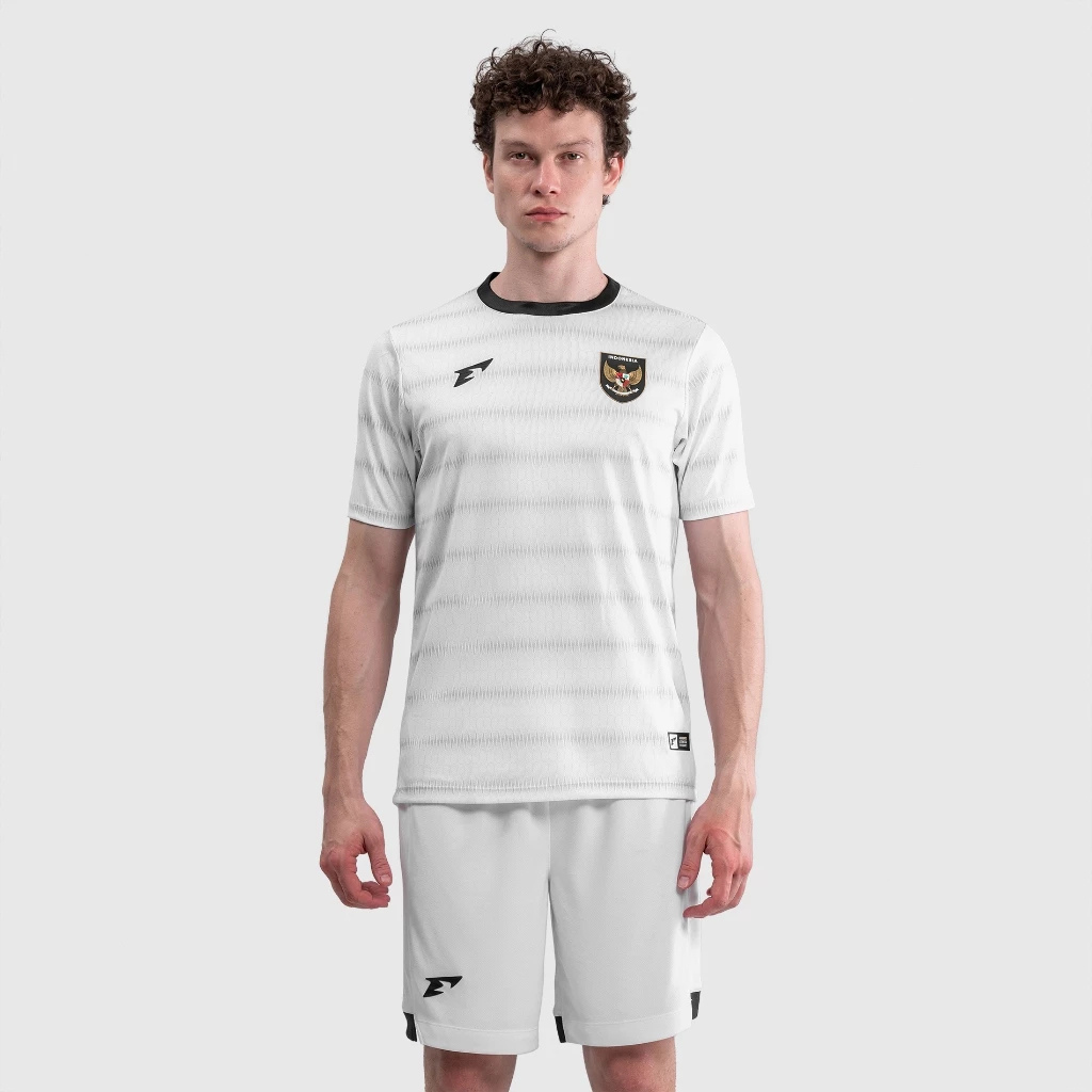 PRE-ORDER Erspo Timnas 2025 Jersey Supporter Away SS Men White Grey Black