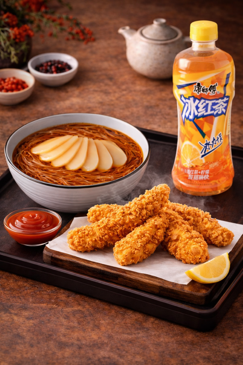 VS - Abalone Slice Mee Sua (鲍鱼片面线套餐)