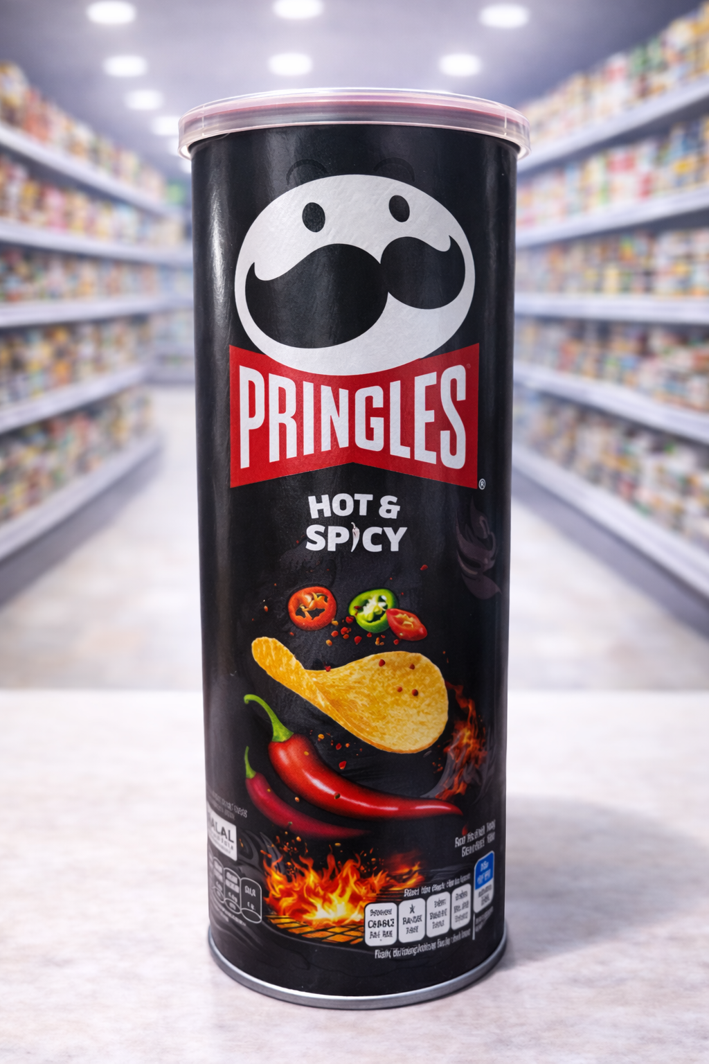 Pringles Hot &Spicy 102 gm