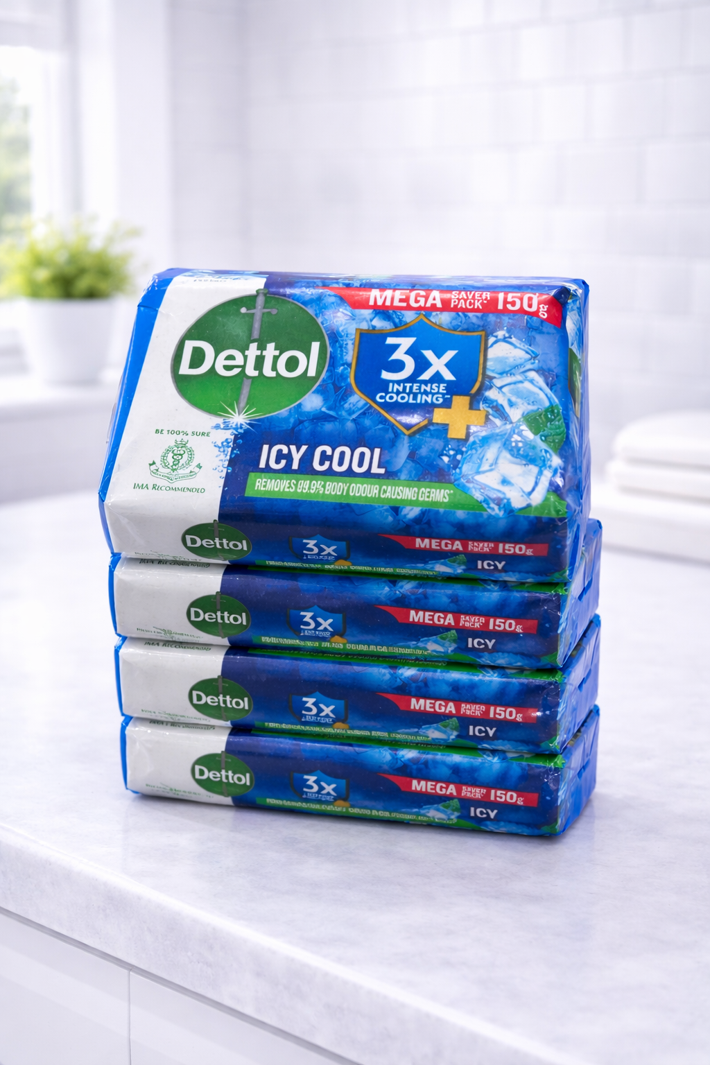 Dettol Soap 100gm*4 Icy cool