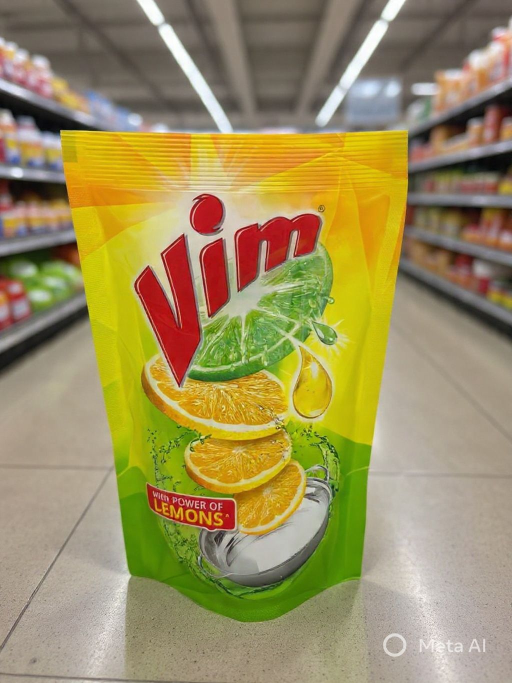 Vim liquid 225ml pouch