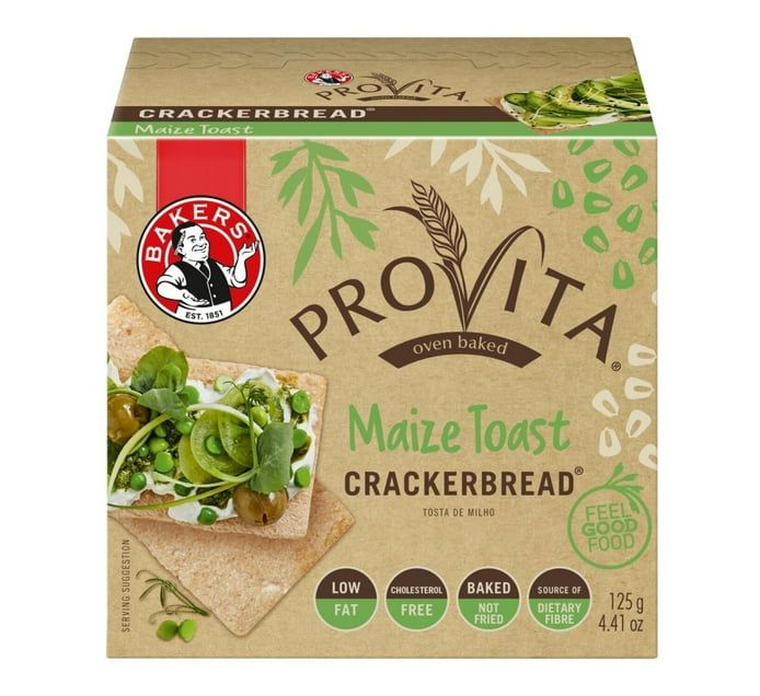 BAKERS CRACKERBREAD MAIZE 1 x 125g