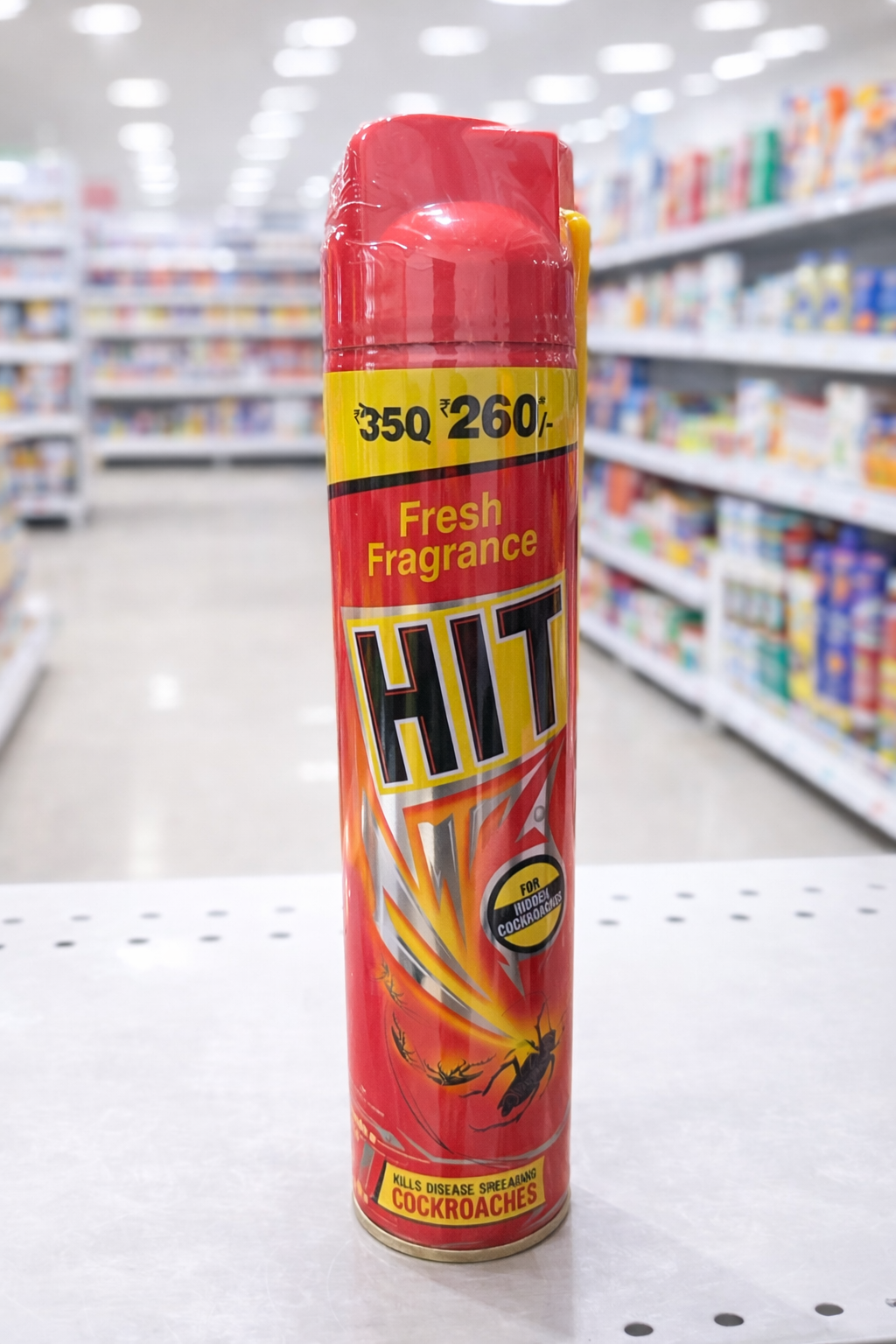 Hit Fresh Fragnance kills Cockroaches 625 ML