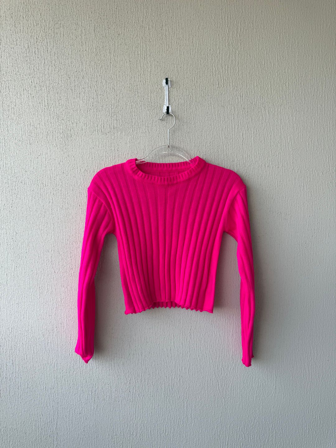 Crop top mangas largas 