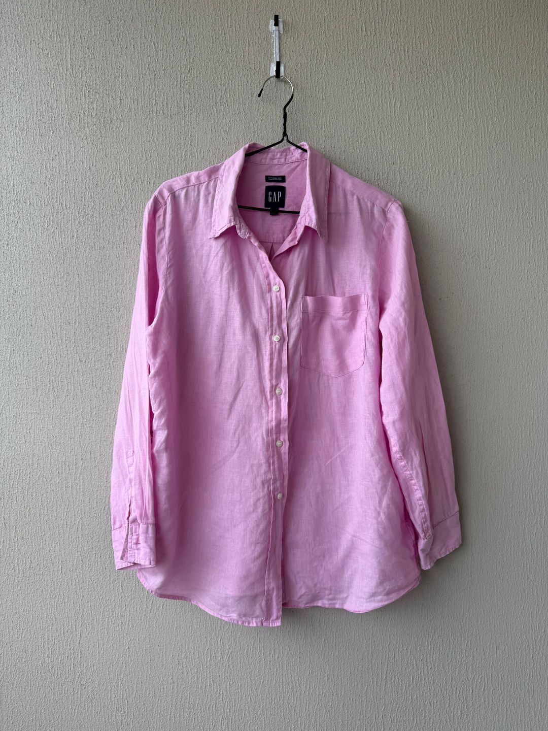 Camisa de Lino GAP - Rosa Pastel